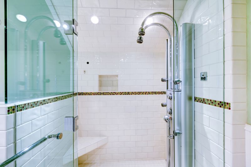 Modern Shower with Glass Walls